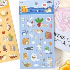 2ABC | Pegatinas Meow Star Paradise Colorful Life
