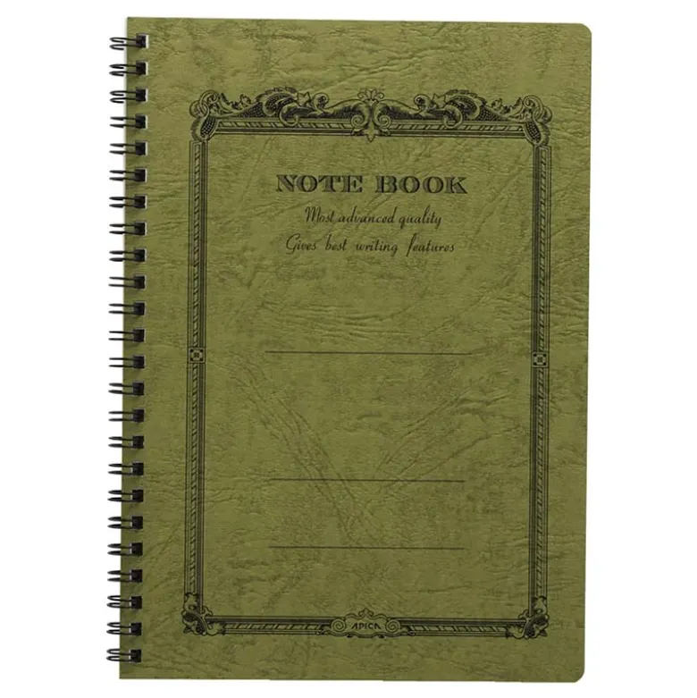 Apica | Cuaderno CD Twin Ring A5 Olive (Kanran)