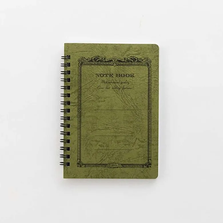 Apica | Cuaderno CD Twin Ring A6 Olive (Kanran)