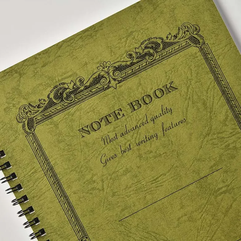 Apica | Cuaderno CD Twin Ring A6 Olive (Kanran)