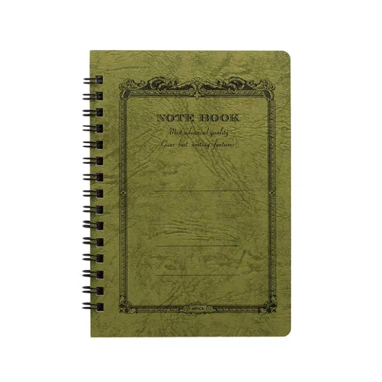 Apica | Cuaderno CD Twin Ring A6 Olive (Kanran)