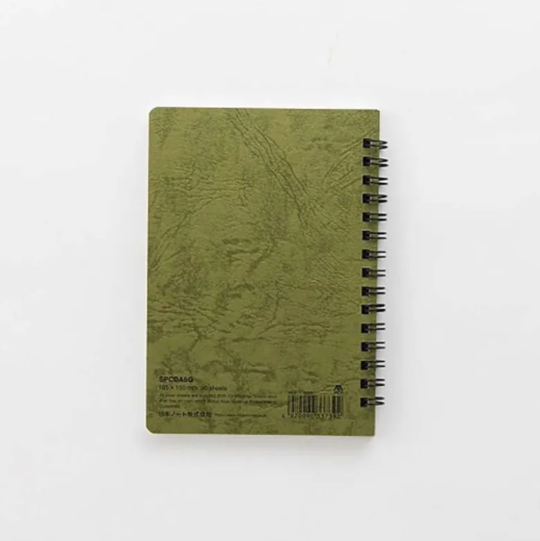 Apica | Cuaderno CD Twin Ring A6 Olive (Kanran)