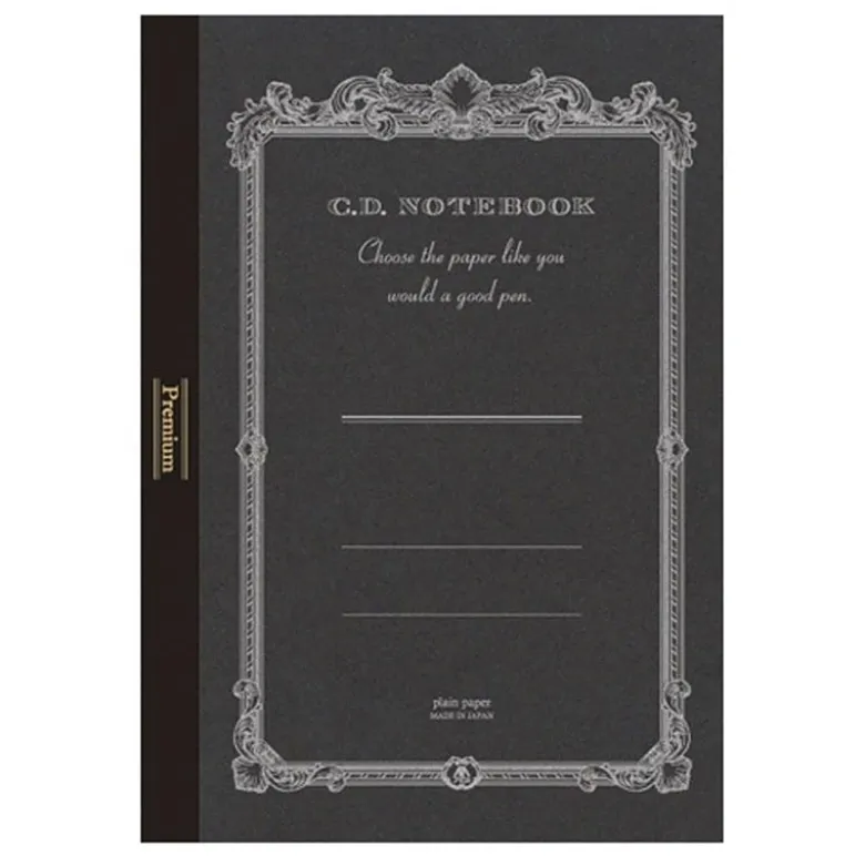 Apica | Cuaderno Premium A5 Silky Black (Liso)
