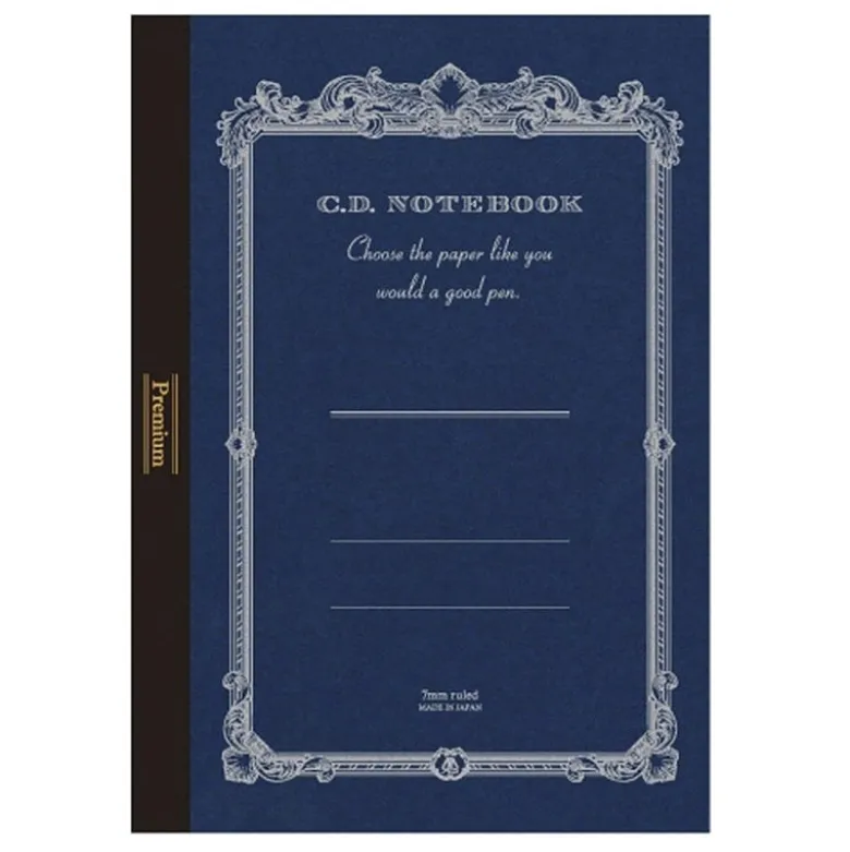 Apica | Cuaderno Premium A5 Silky Navy (Rayas)