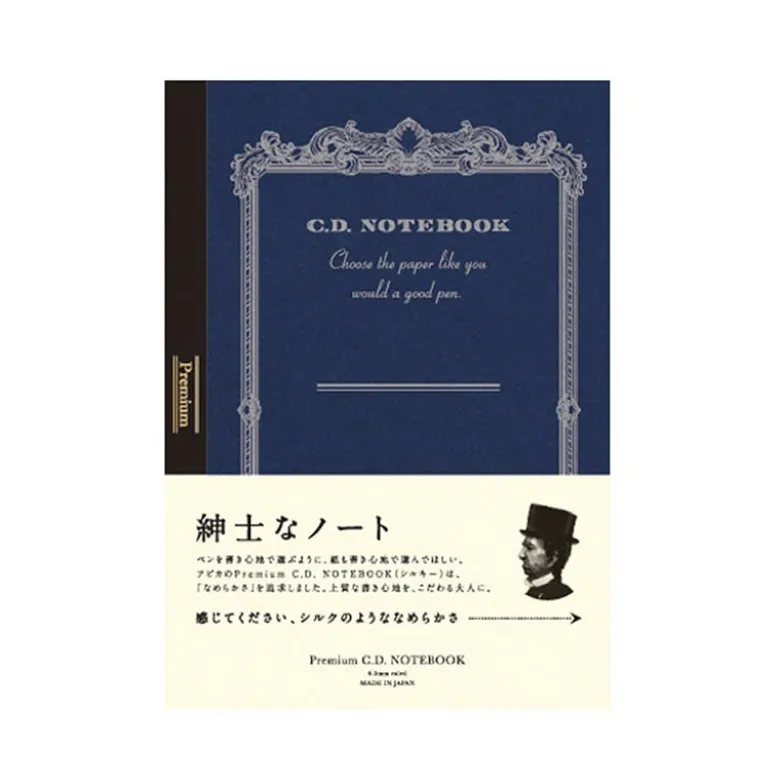 Apica | Cuaderno Premium A6 Silky Navy (Rayas)