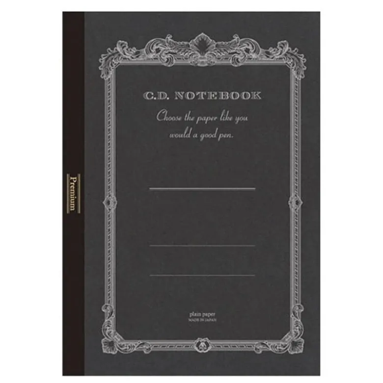 Apica | Cuaderno Premium A4 Silky Black (Liso)