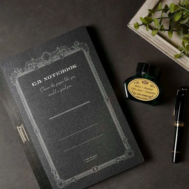 Apica | Cuaderno Premium A5 Silky Black (Puntos)