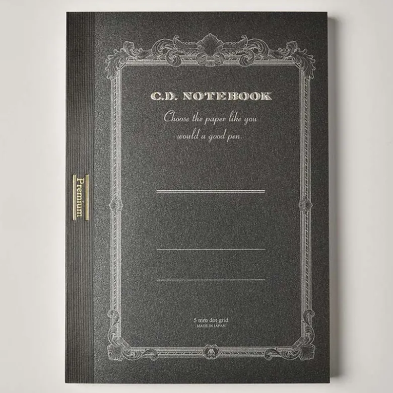Apica | Cuaderno Premium A5 Silky Black (Puntos)
