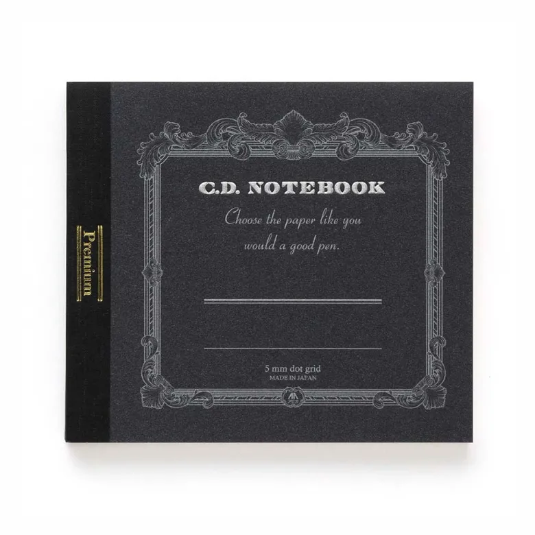 Apica | Cuaderno Premium CD Silky Black (Puntos)