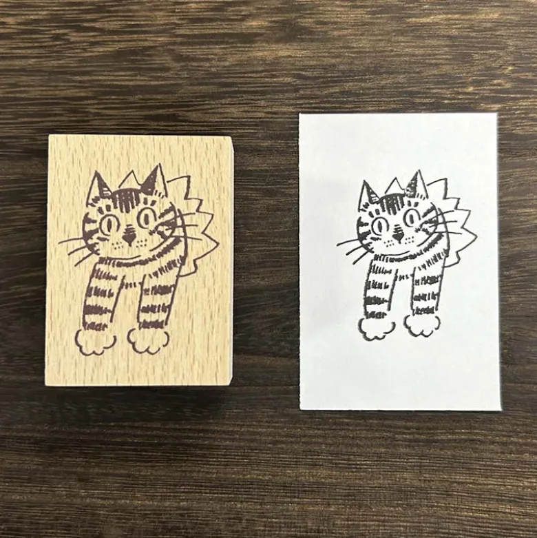 Arte CO | Sello Cat Jumping Out of Paper