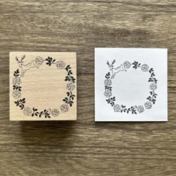 Arte CO | Sello Deer Roses Wreath