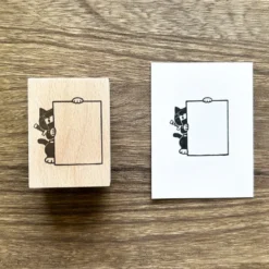 Arte CO | Sello Ninja Cat Hidding