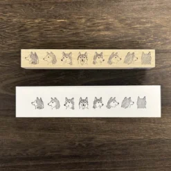Arte CO | Sello Shiba Inu in a Row