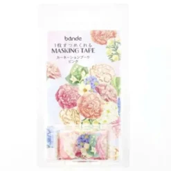 Bande | Pegatinas en Rollo Pink Carnation Bouquet