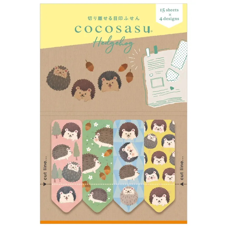 Beverly Ink | Marcapáginas Cocosasu Hedgehog
