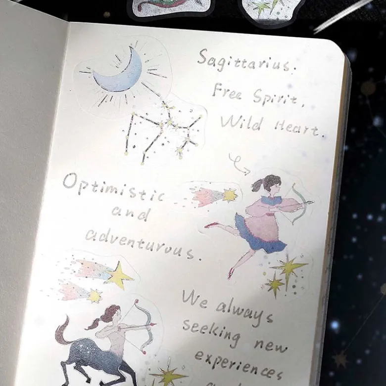 BGM | Pegatinas Constellation Girls Scorpio Sagittarius Capricorn