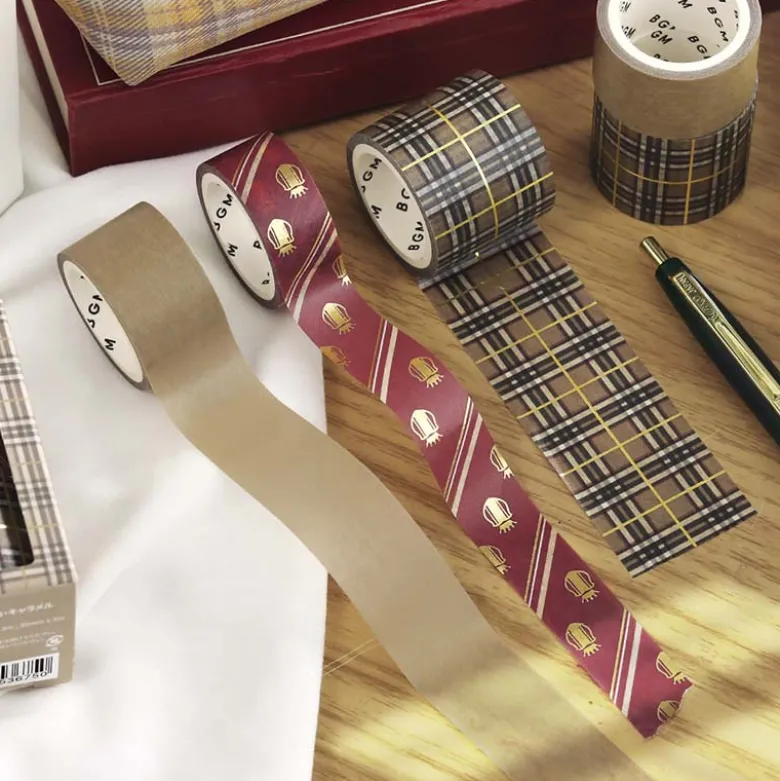 BGM | Set de Washi Tapes School Colors Caramel