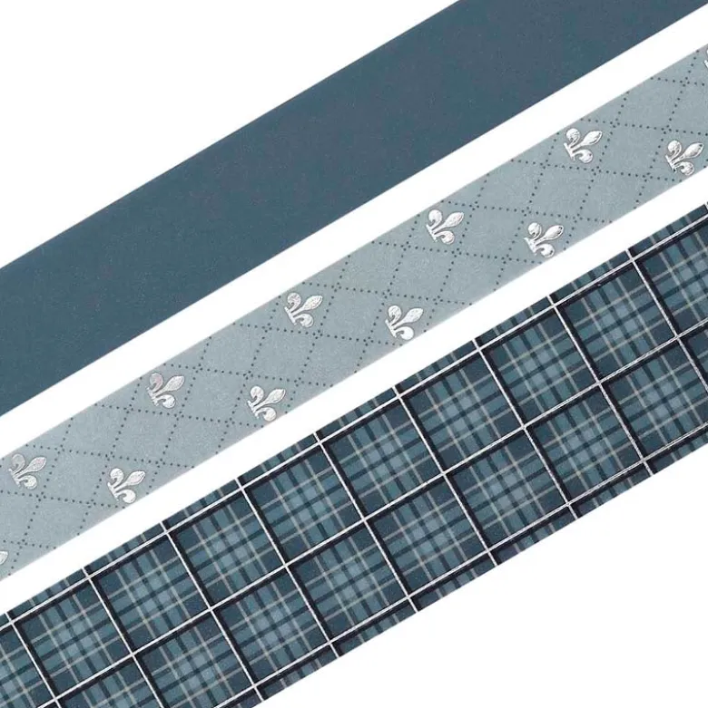 BGM | Set de Washi Tapes School Colors Smoke Blue