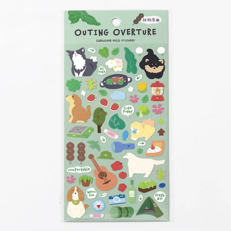 Card Lover | Pegatinas Doudou Daily Life Outing Overtire
