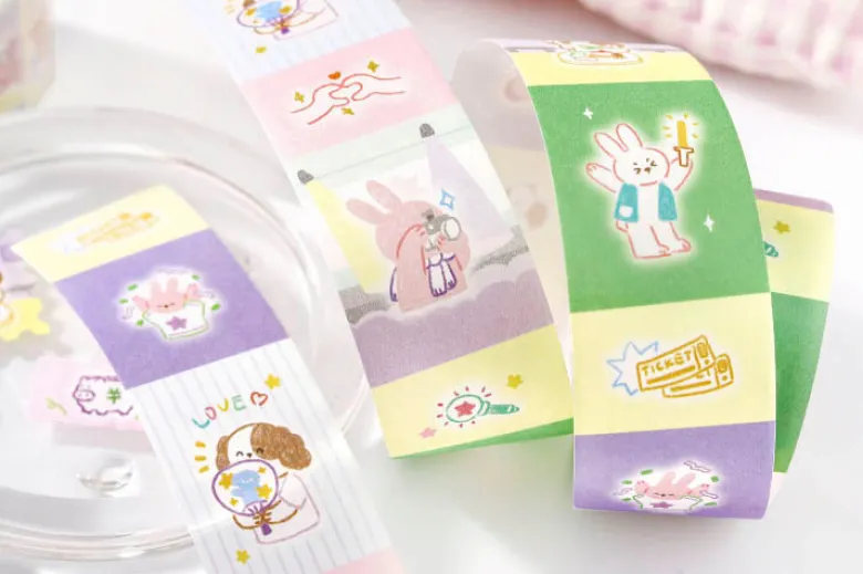 Card Lover | Pegatinas en Rollo Hello My Partner Hobby Power