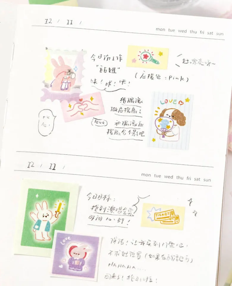 Card Lover | Pegatinas en Rollo Hello My Partner Hobby Power
