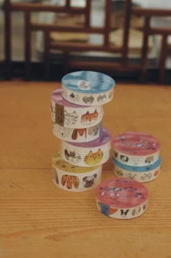 Classiky | Pegatinas en Rollo Toranekobonbon Dog 18mm