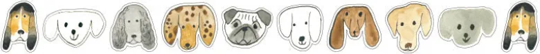 Classiky | Pegatinas en Rollo Toranekobonbon Dog 30mm