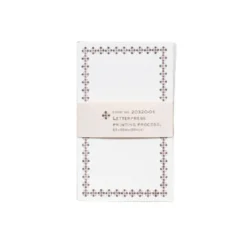 Classiky | Tarjetones Letterpress Brown