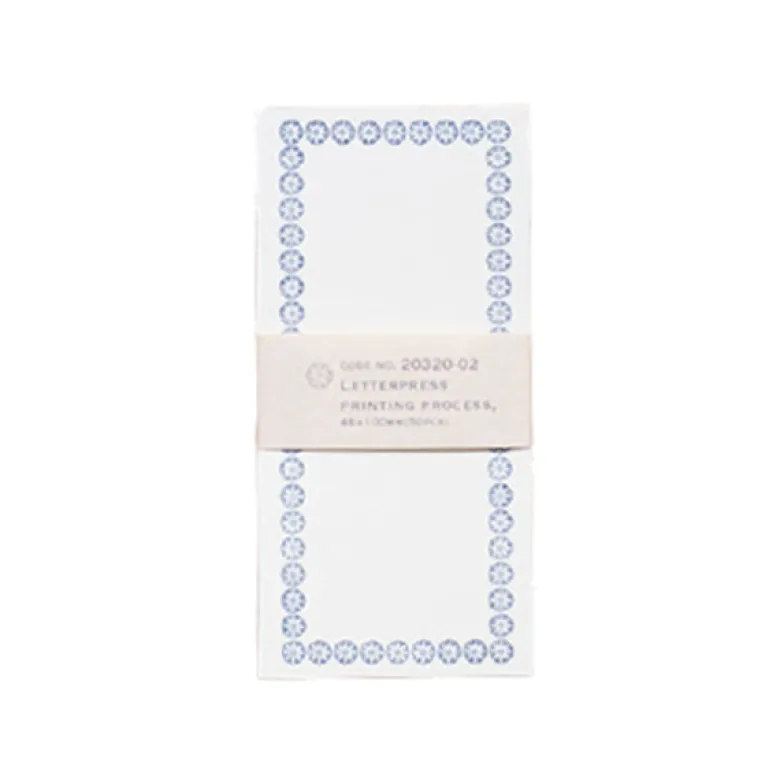 Classiky | Tarjetones Letterpress Dark Blue