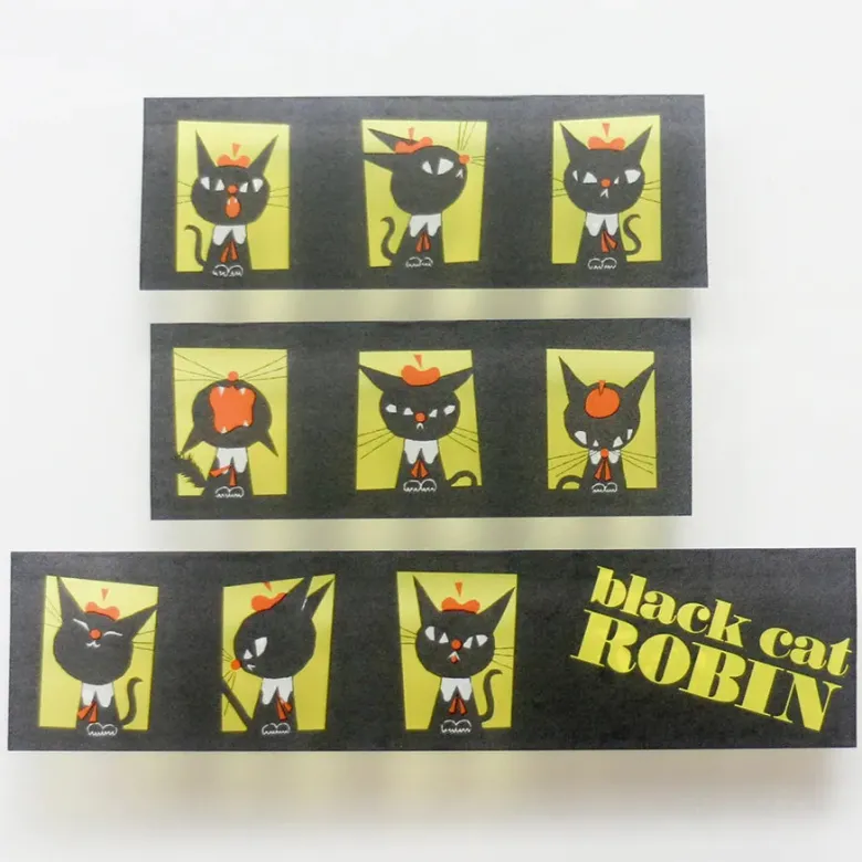 Cozyca | Kuroneko Design Washi Tape A Hundred Faces