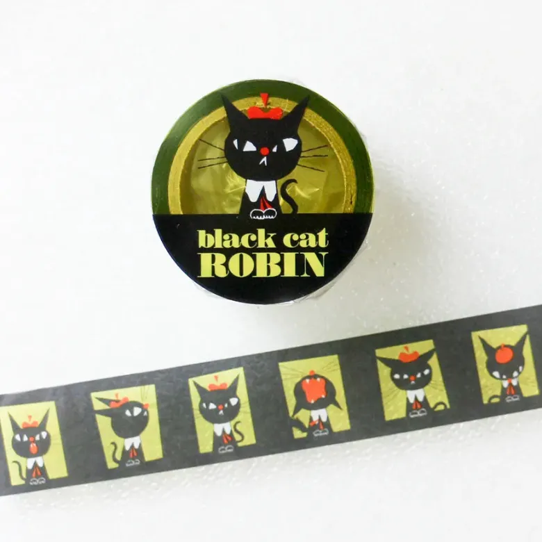 Cozyca | Kuroneko Design Washi Tape A Hundred Faces