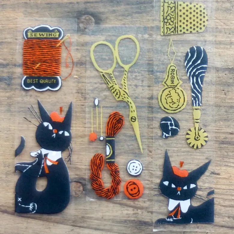 Cozyca | Kuroneko Design Washi Tape Sewing