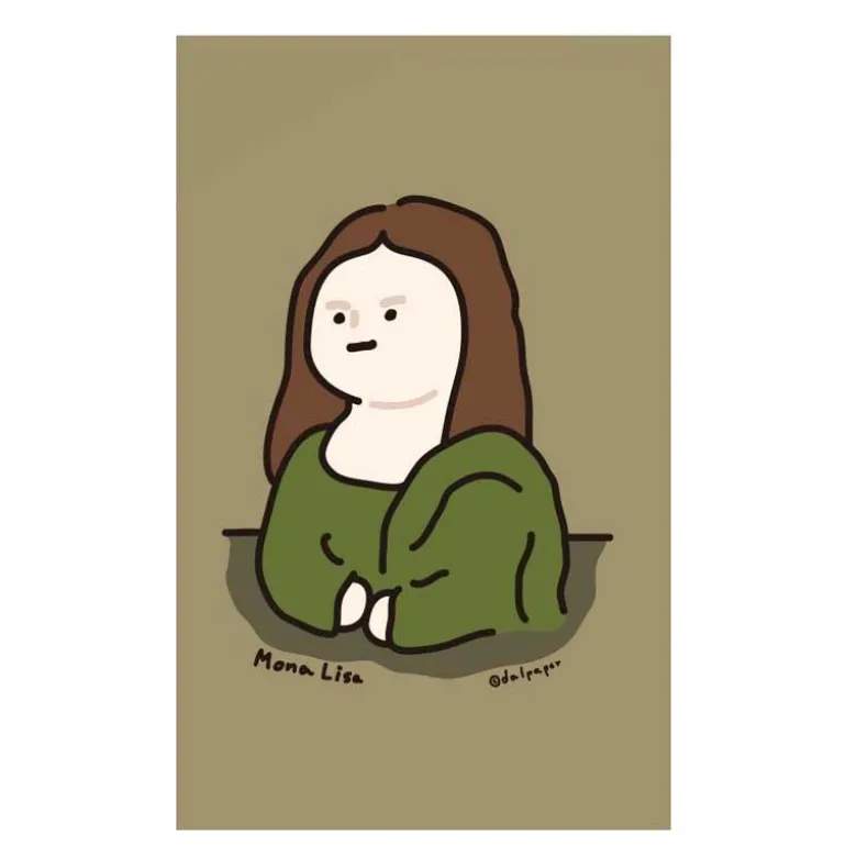 Dalpaper | Postal Museum Mona Lisa
