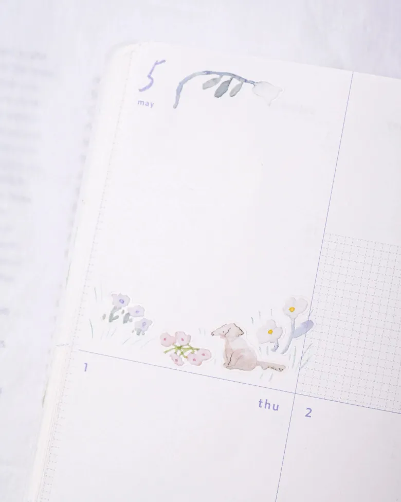 Dodolulu | Pegatinas Matte Among Flowers