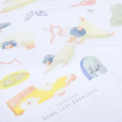 Dodolulu | Pegatinas Transferibles Some Lazy Exercises