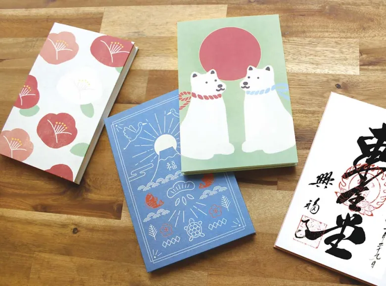 Furukawashiko | Cuaderno Acordeón Goshuin Lucky Camellia