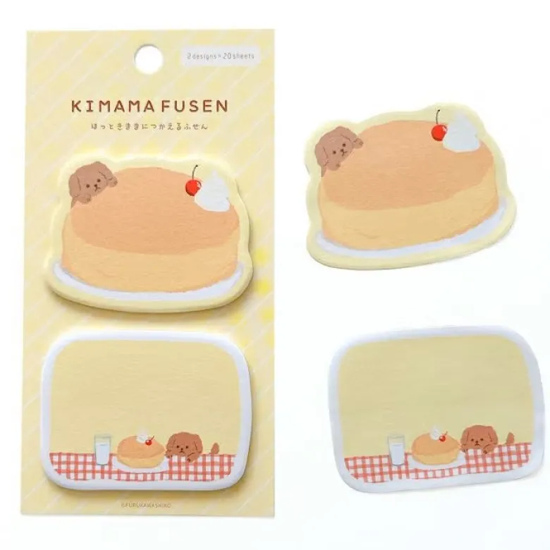 Furukawashiko | Notas Adhesivas Kimama Fusen Cake Dog