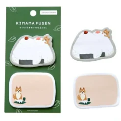 Furukawashiko | Notas Adhesivas Kimama Fusen Onigiri Shiba