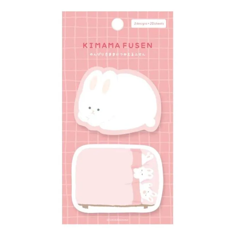 Furukawashiko | Notas Adhesivas Kimama Fusen Relaxing Rabbit