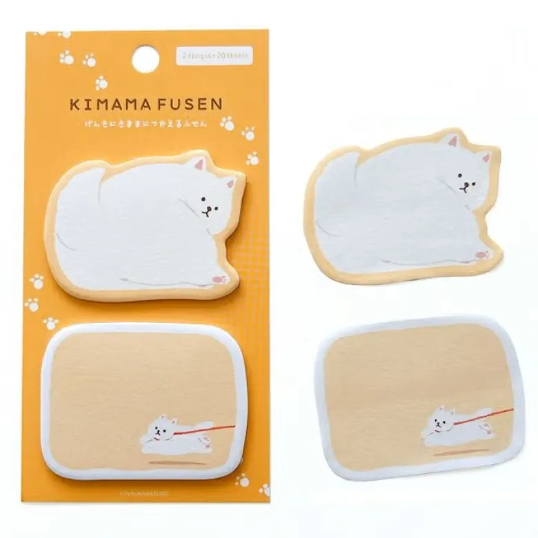 Furukawashiko | Notas Adhesivas Kimama Fusen Walking Dog