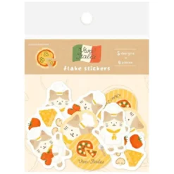 Furukawashiko | Pegatinas Flake Viva Italia Pizza Cat