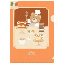 Furukawashiko | Portafolios A5 Viva Italia Dessert Bear