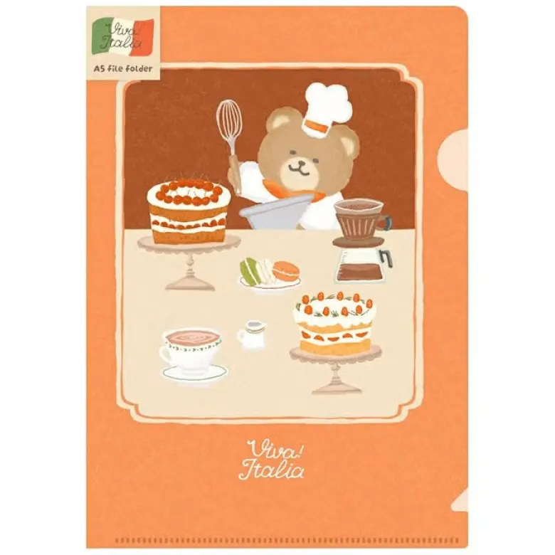Furukawashiko | Portafolios A5 Viva Italia Dessert Bear