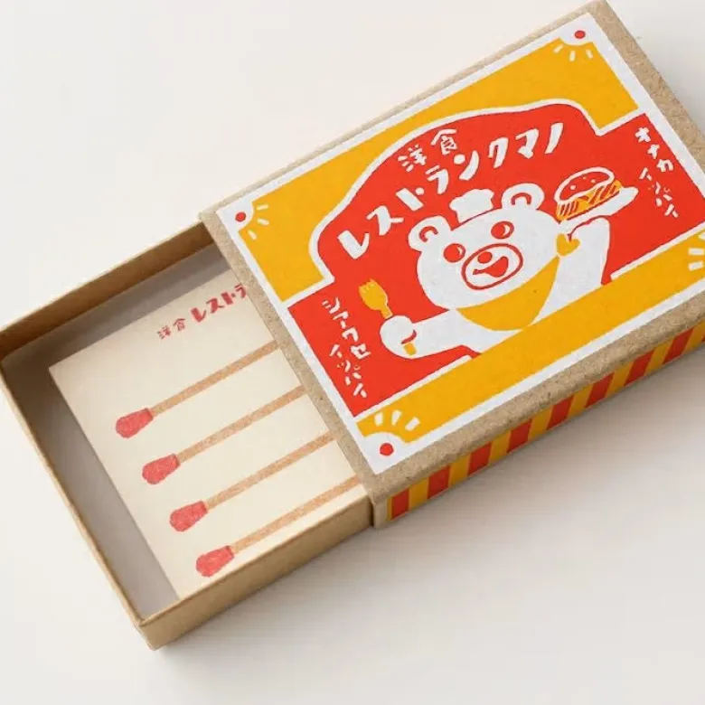Furukawashiko | Tarjetones en Cajita Matchbox Bear Restaurant