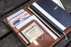 Galen Leather | Funda Leather Hobonichi Weeks Mega Cover Brown