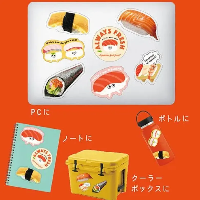 Greeting Life | Pegatinas Pack Sushi