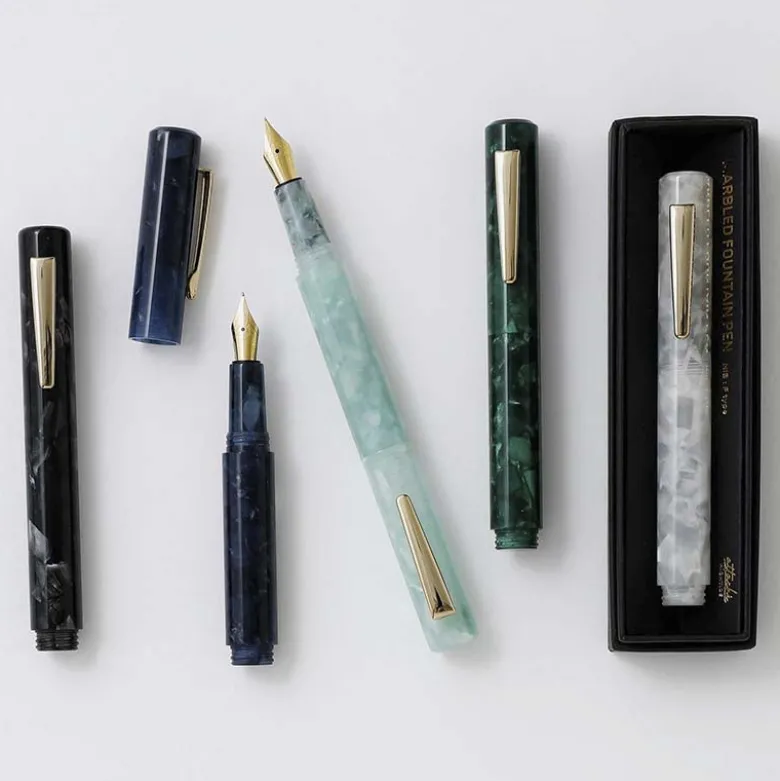 Hightide | Pluma Estilográfica Marbled Attaché Mint (F)
