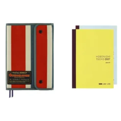 Hobonichi | Agenda Hobonichi Cousin A5 Natal Design: Hello New Day! (Retro Stripe) 2027