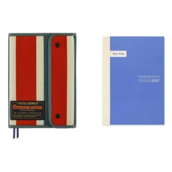 Hobonichi | Agenda Hobonichi Cousin A5 Natal Design: Hello New Day! (Retro Stripe) 2027