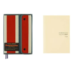 Hobonichi | Agenda Hobonichi Cousin A5 Natal Design: Hello New Day! (Retro Stripe) 2027
